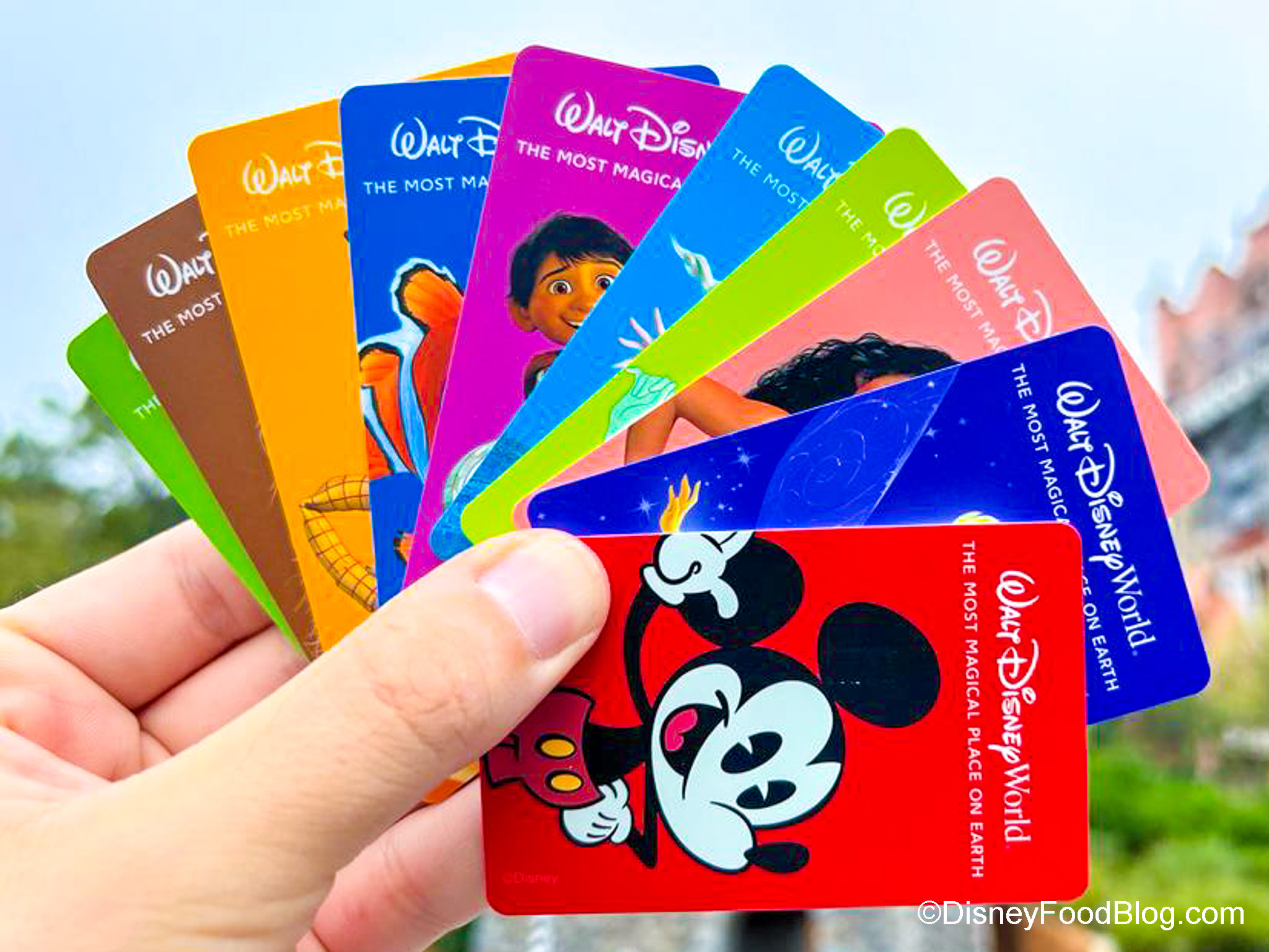 2021 Wdw Dhs Disney World Park Tickets Characters 