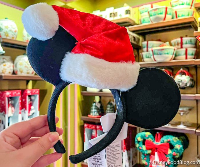 Christmas Minnie Mouse Ears Christmas Hat Mickey Ears Santa -  in 2023