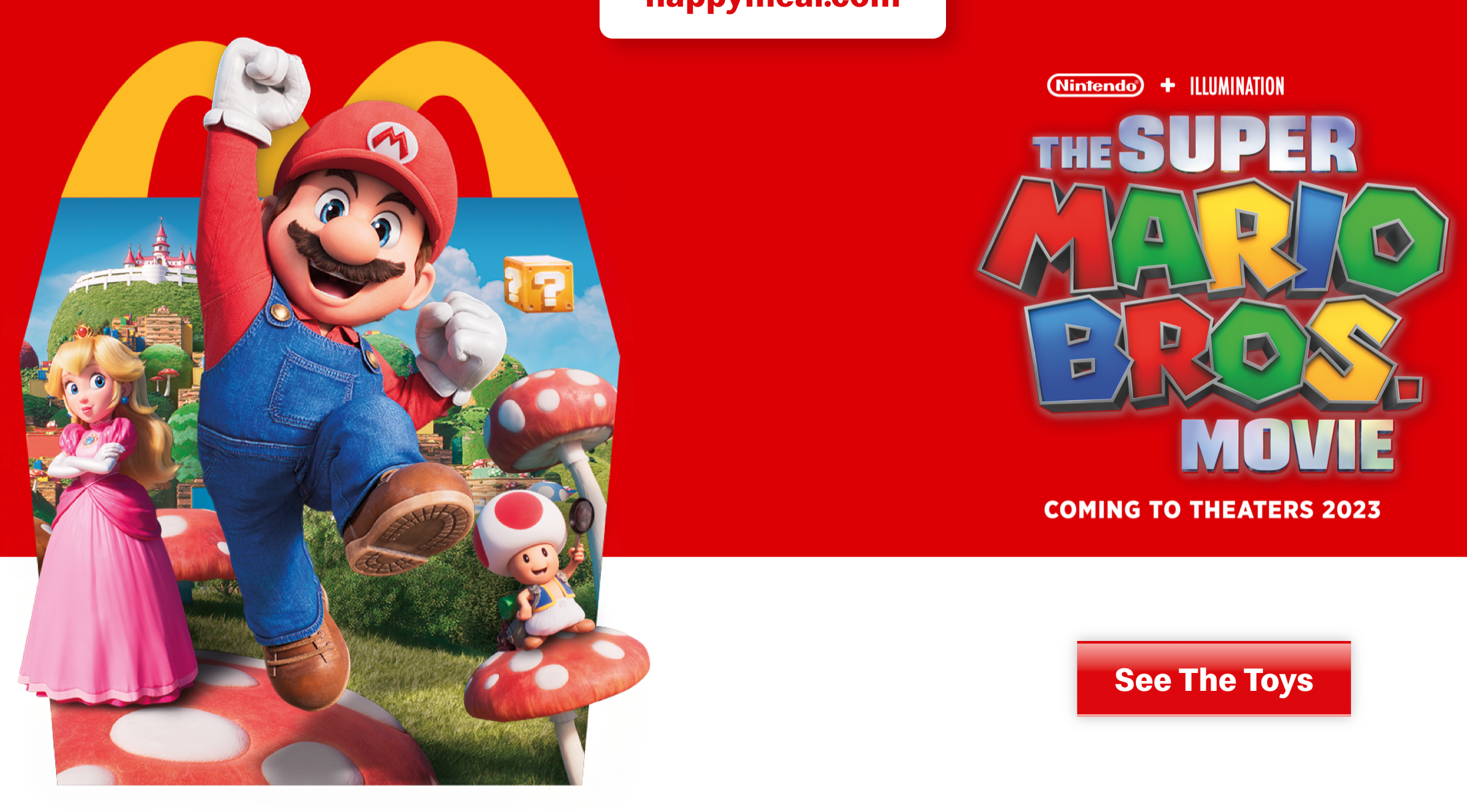 2022 McDONALD'S Super Mario Bros Movie Nintendo HAPPY MEAL TOYS Or Set