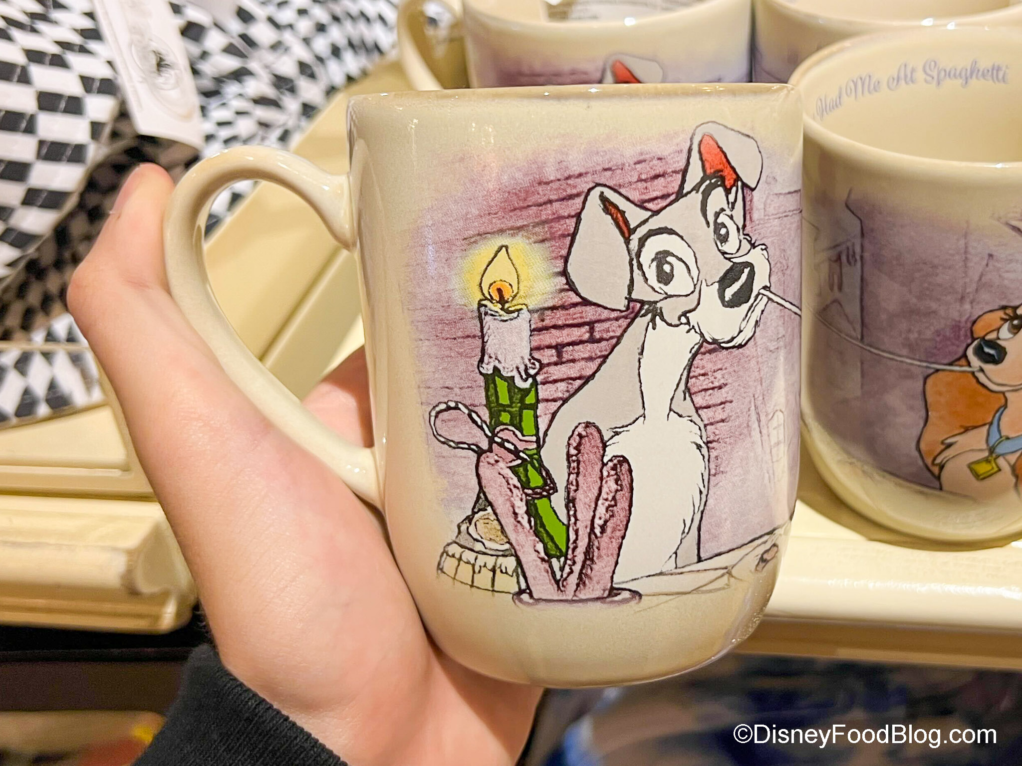 Disney Coffee Mug - Lady and the Tramp - Spaghetti