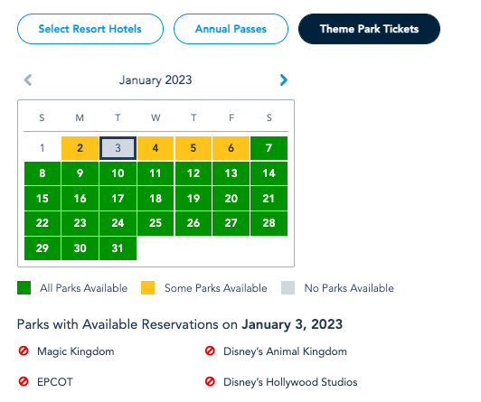 Theme Park Reservations Automatically Removed for Select Guests