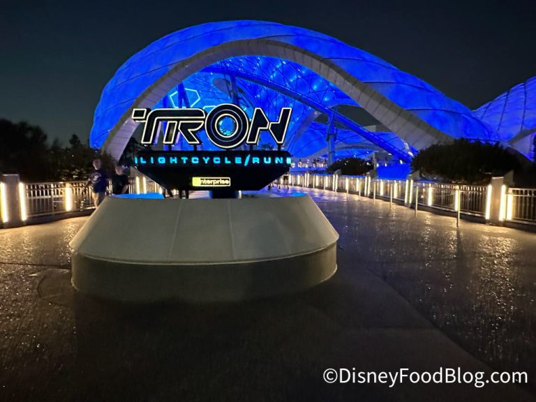 EVERY Magic Kingdom Ride And Attraction 2024 Guide The Disney Food Blog   2023 Magic Kingdom TRON Lightcycle Run Night Atmo 1 768x576 