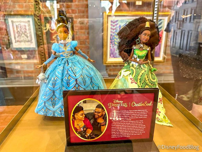 NEW CreativeSoul Doll Collection On Display In EPCOT | The Disney Food Blog