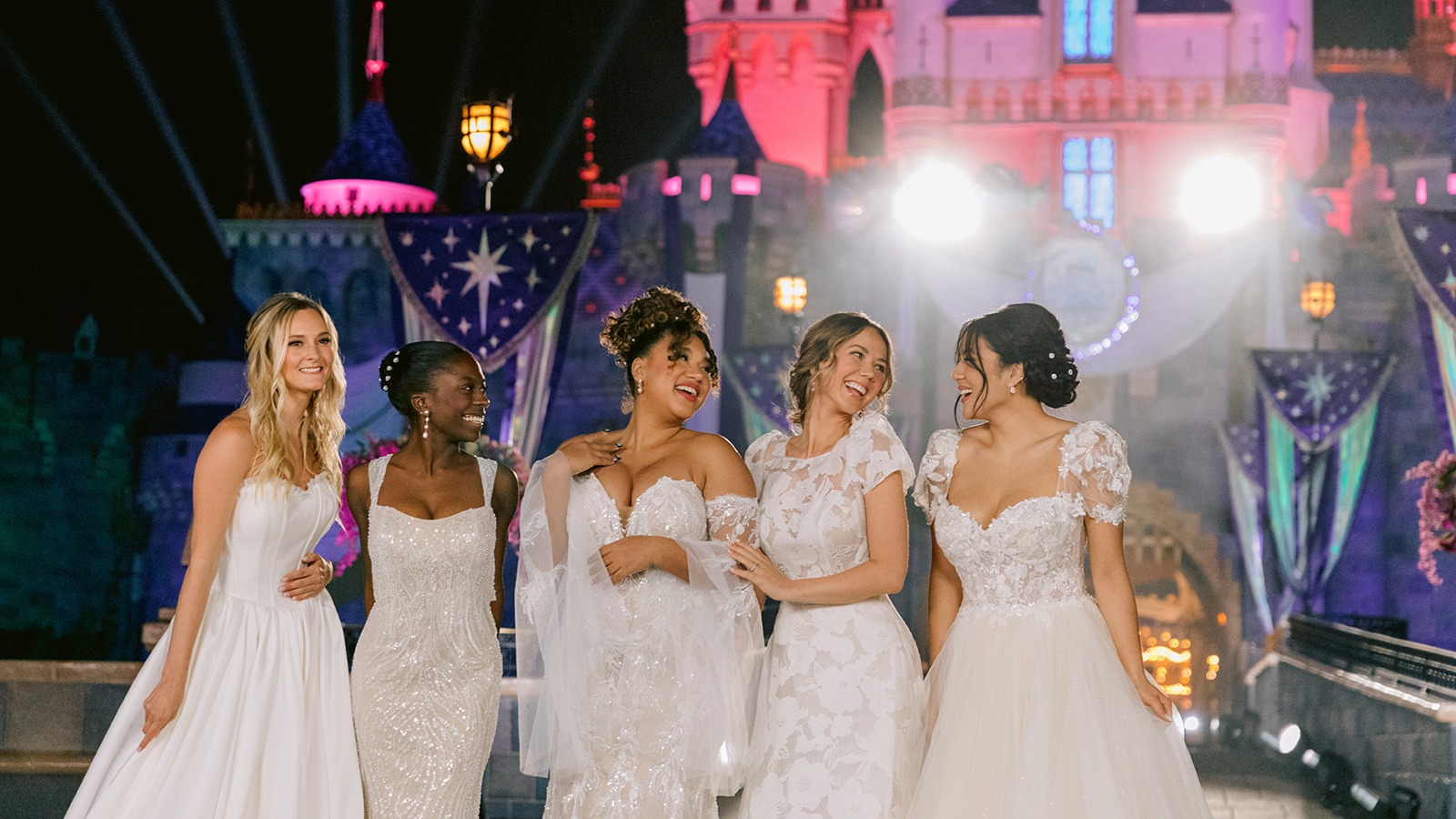 Disney Wedding Dress Fashion Show Influencers 