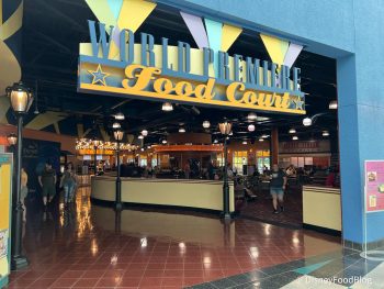 Wdw All Star Movies Resort World Premier Food Court Sign Entrance Exterior Stock 350x263 