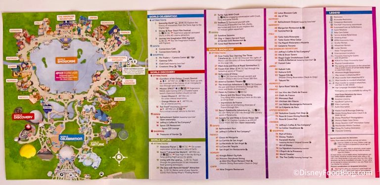 EPCOT Debuts a NEW Park Map — See ALL of the Updates Here! | the disney ...