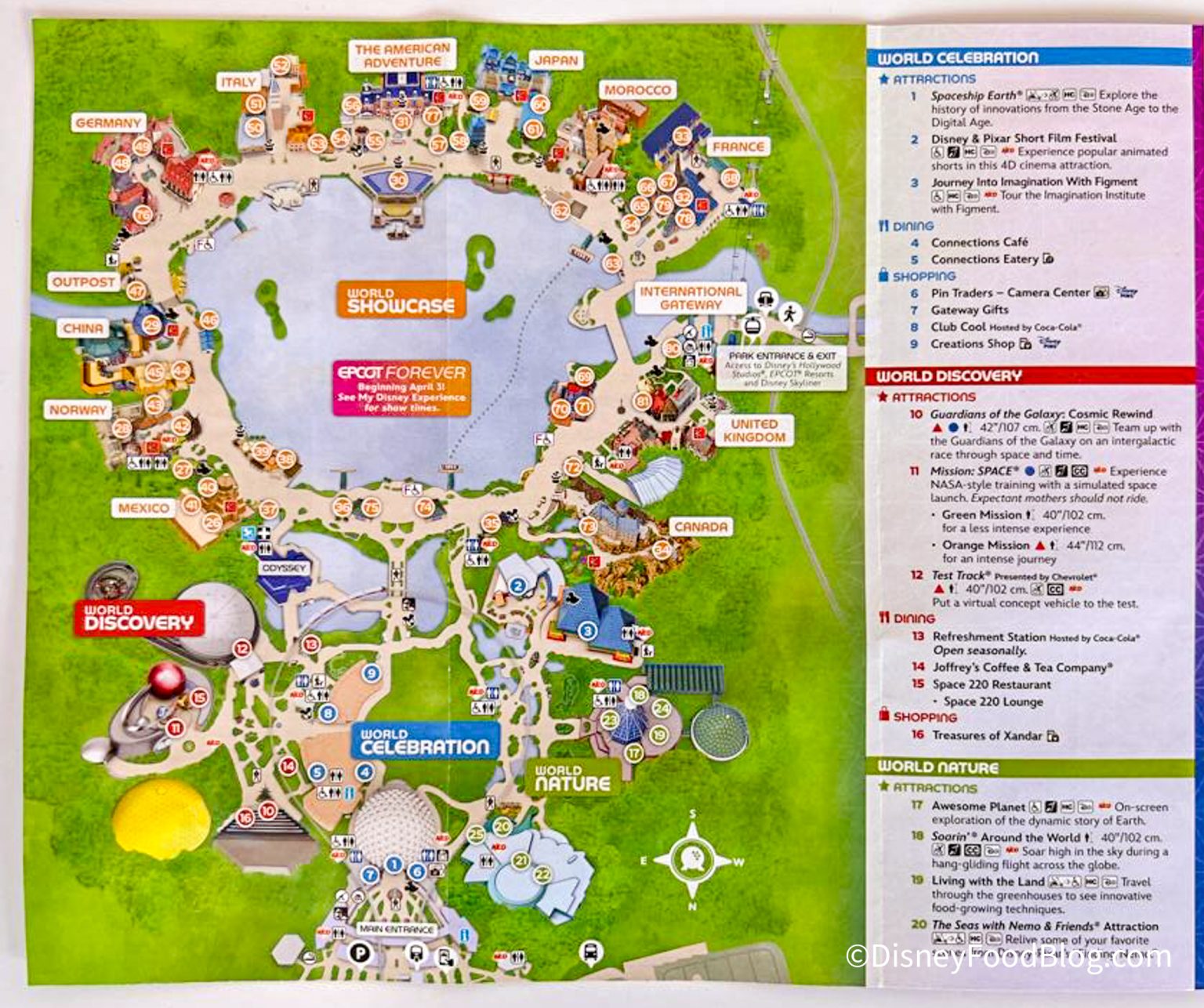 EPCOT Debuts a NEW Park Map — See ALL of the Updates Here! | the disney ...