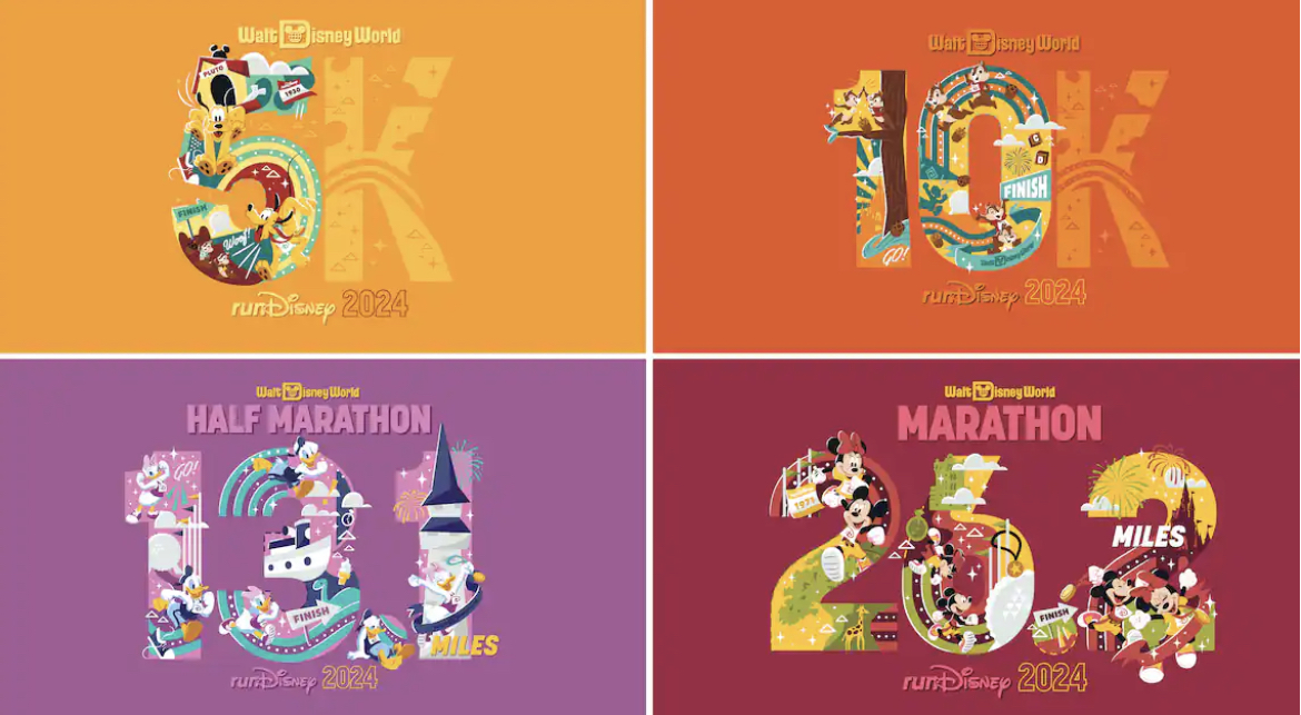 THEMES ANNOUNCED for the 2024 Disney World Marathon Weekend the