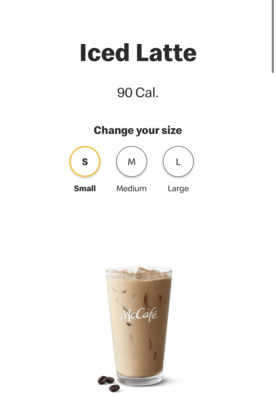 Iced Latte from today! in 2023