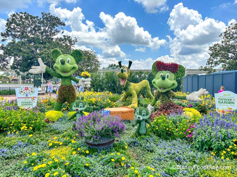 BREAKING 6 NEW Character Topiaries Are Coming to EPCOT for the 2024