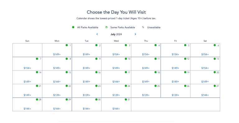 Uncovering Hidden PRICE INCREASES For 2024 Disney World Park Tickets   2024 Wdw Ticket Prices July 768x396 