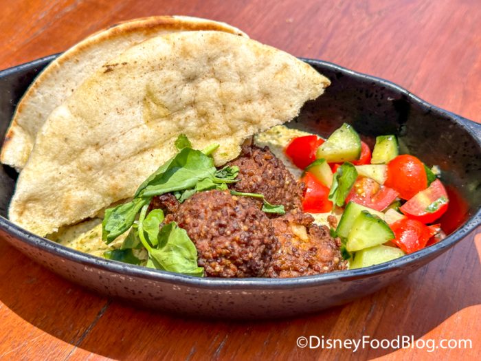 Felucian Kefta and Hummus Garden Spread