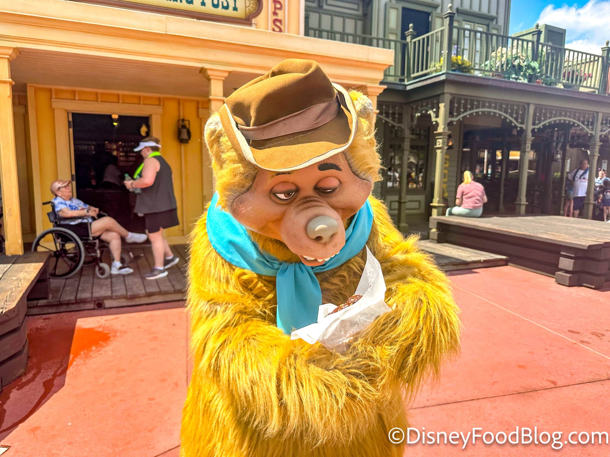 NEWS A Bear Has Been Spotted in Magic Kingdom the disney food blog