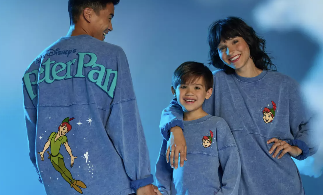 Peter and Wendy Disney Tshirt Disney Sweatshirt Embroidery Disney World 