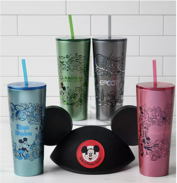 New Shimmering Blue Magic Kingdom Starbucks Tumbler Available - WDW News  Today