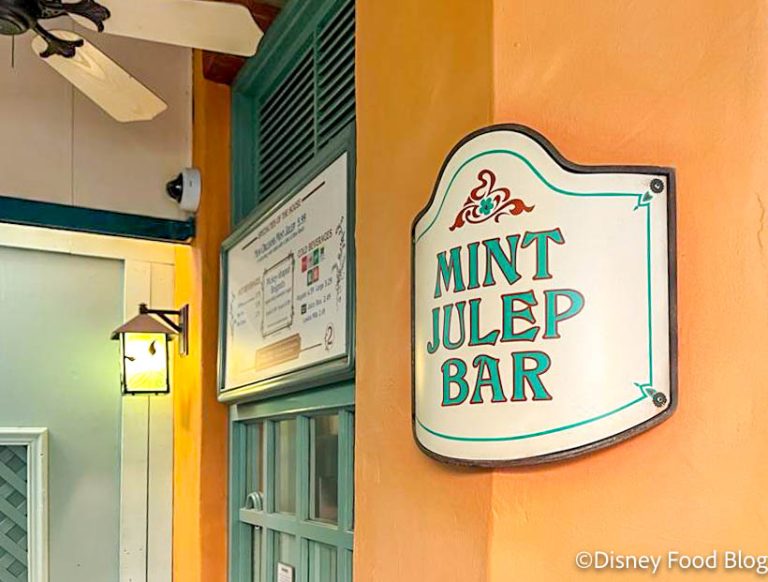 SURPRISE REOPENING Mint Julep Bar Is BACK in Disneyland! the disney food blog