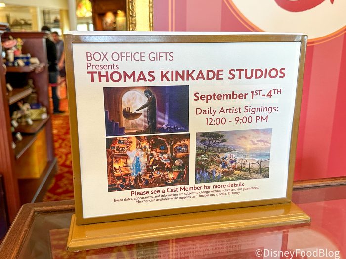 https://www.disneyfoodblog.com/wp-content/uploads/2023/09/2023-wdw-mk-main-street-usa-box-office-gifts-artists-from-thomas-kinkade-studios-signing-700x525.jpg