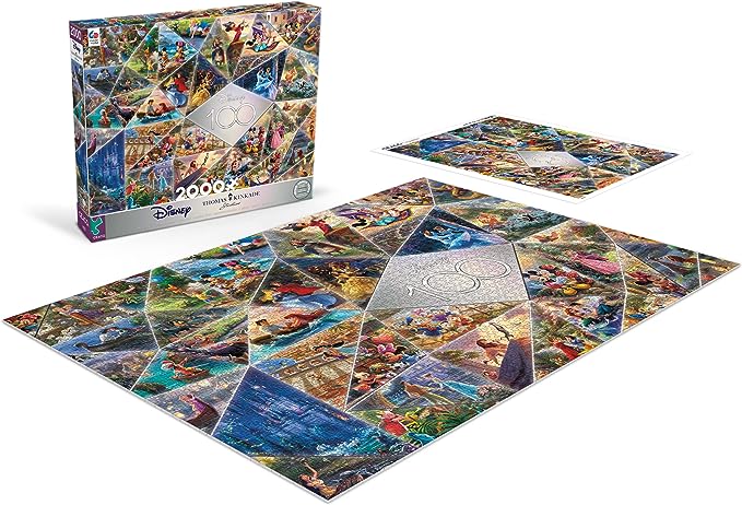 Disney Thomas Kinkade Puzzle Set - Disney Classics - 4 Set-G