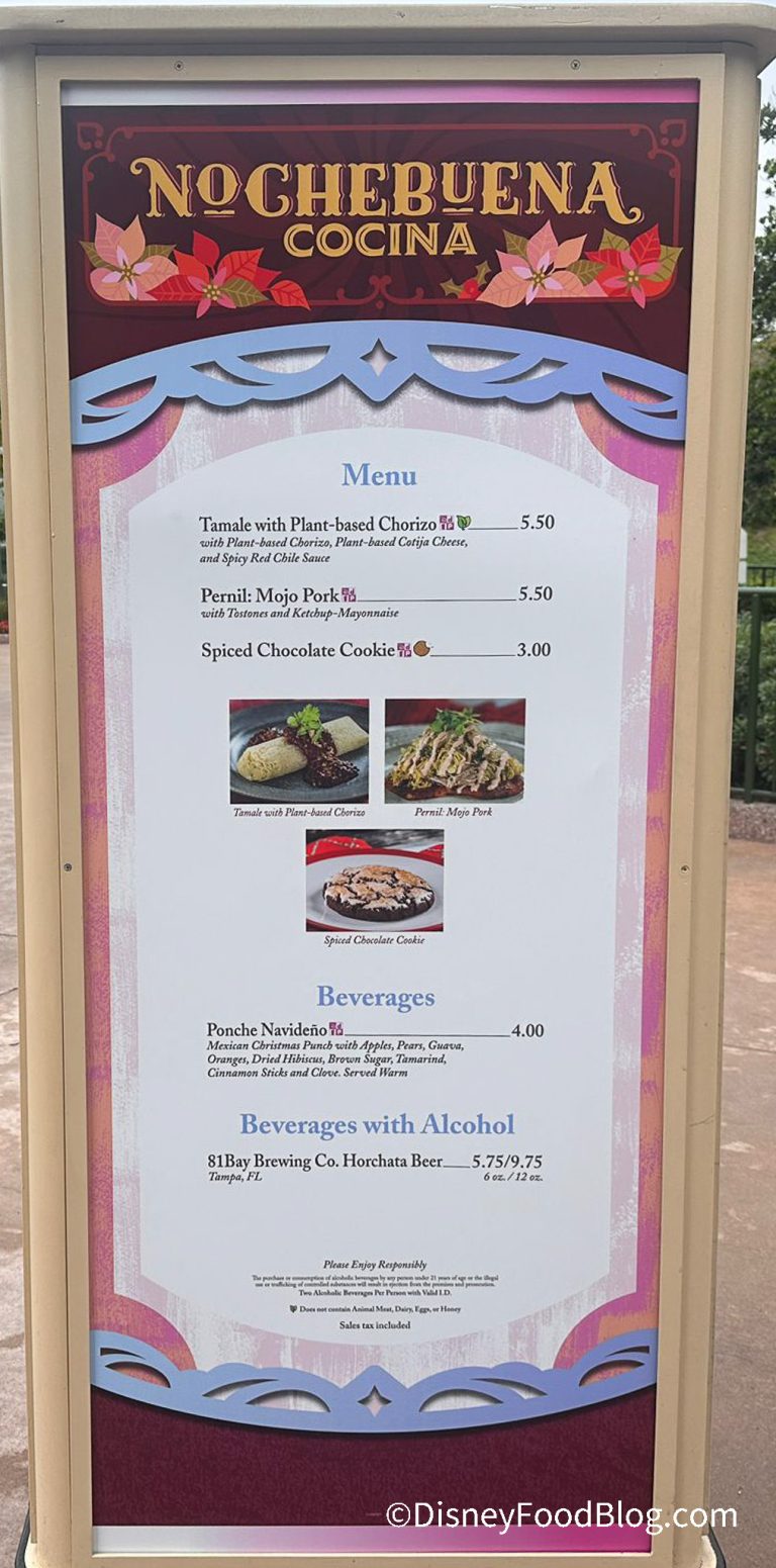 Food Booth MENUS And PRICES Arrive Ahead Of 2023 EPCOT Festival Of The ...