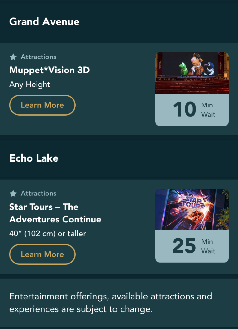 FULL LIST of Rides Open During Jollywood Nights at Disney's Hollywood