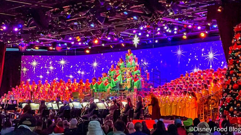 Disney World Candlelight Processional Dining Package | the disney food blog