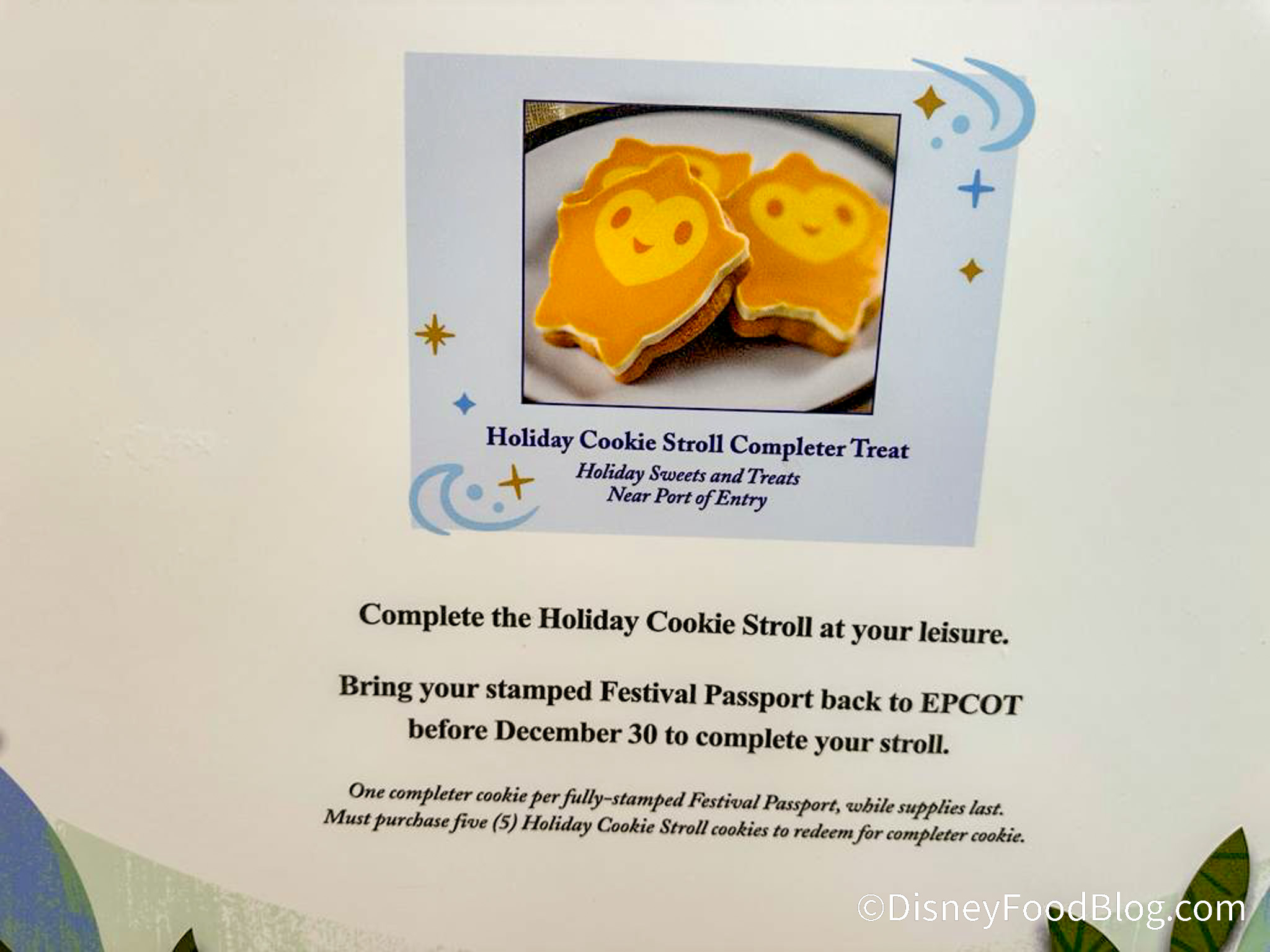 Disney Announced the PRIZE for the Holiday Cookie Stroll at the EPCOT