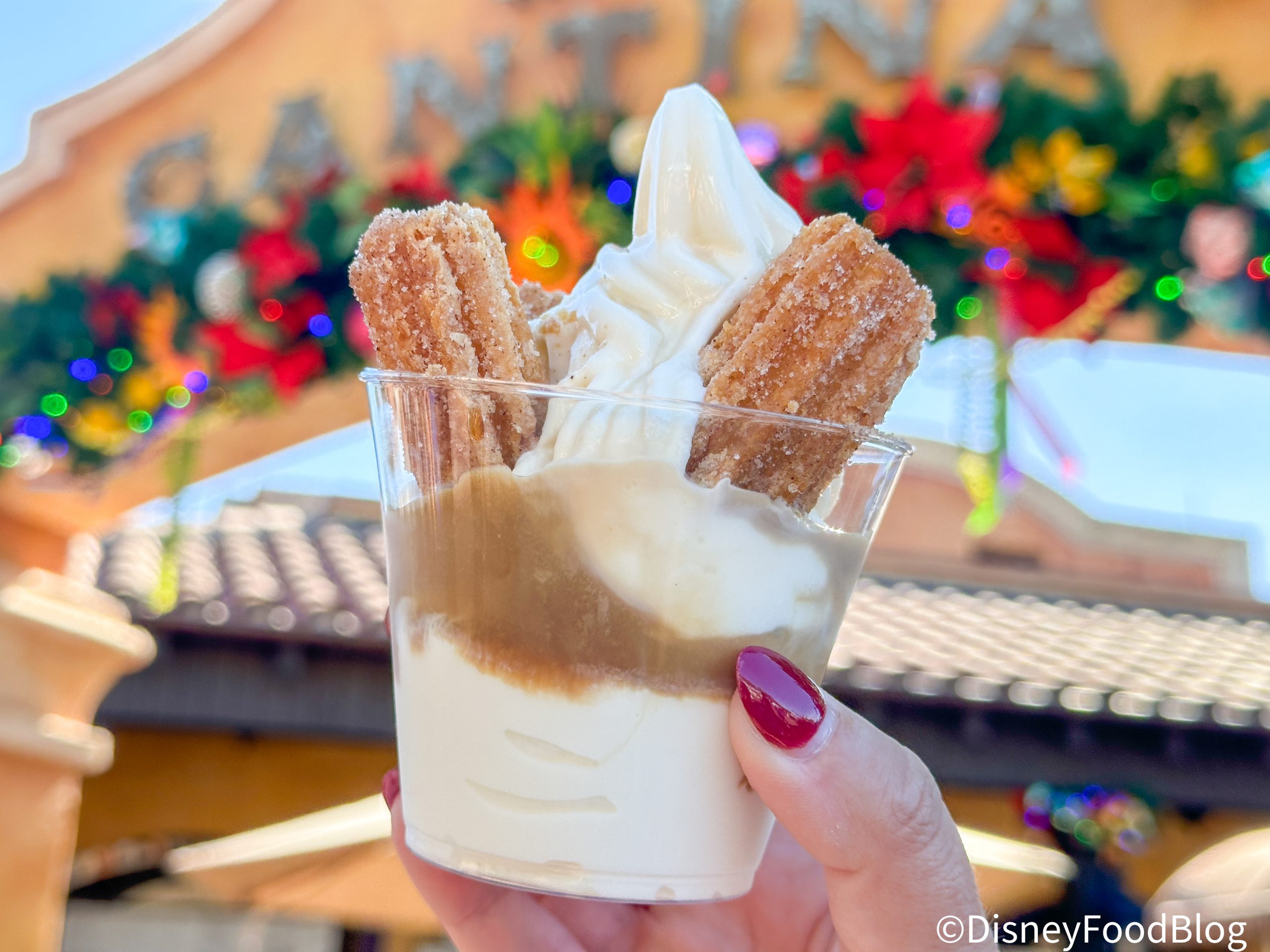 REVIEW: You Can Get a Coffee Tequila CHURRO Sundae in EPCOT!