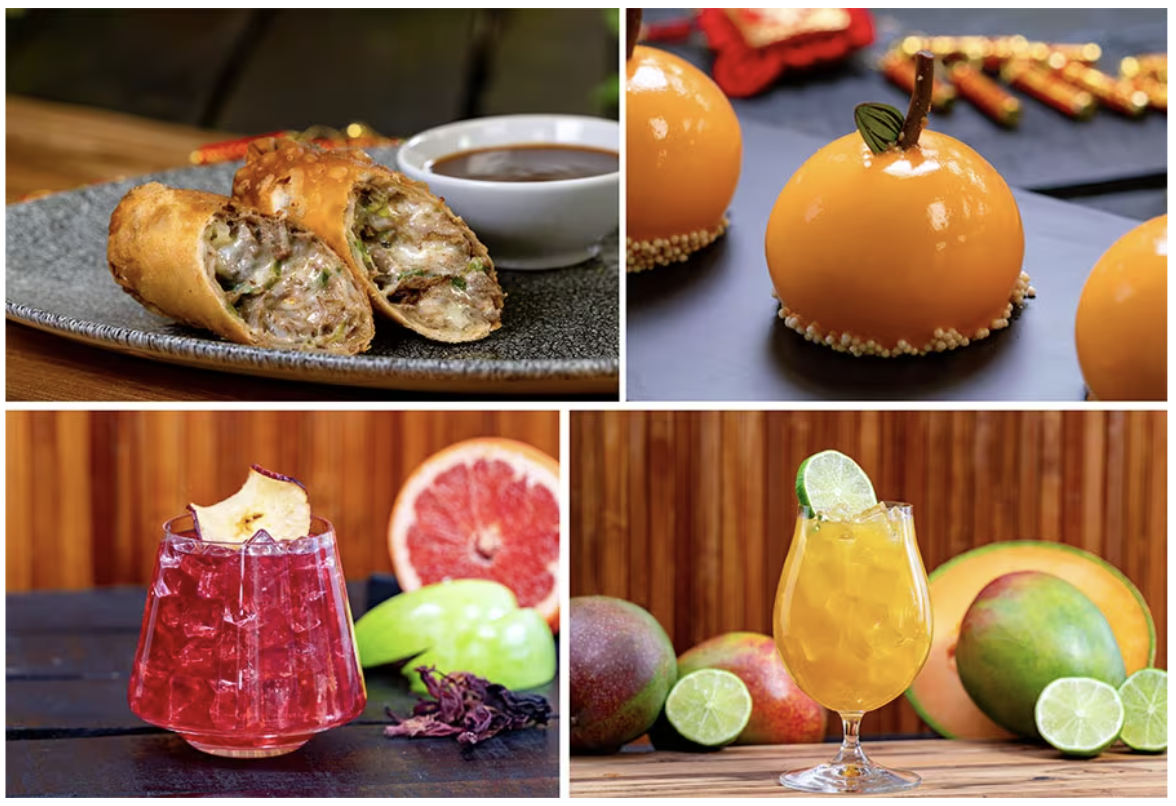 FULL MENUS ANNOUNCED For Disney S 2024 Lunar New Year Festival The   2024 Dlr Dca Lunar New Year Festival Menu Food Lucky 8 Lantern 