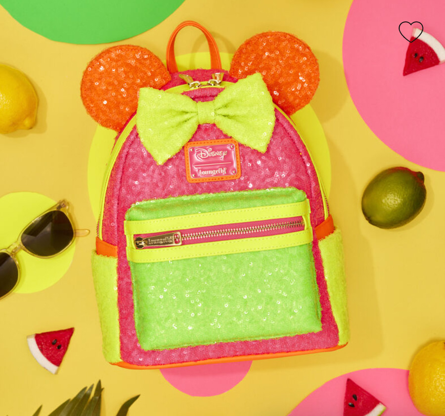 Loungefly neon discount disney world backpack