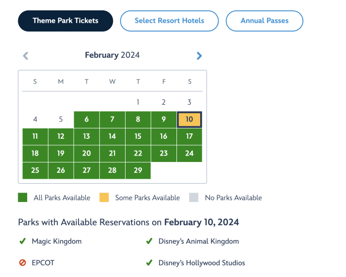 2024-wdw-EPCOT-park-reservations-sold-ou