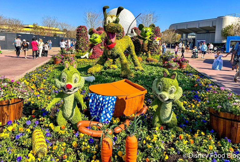 2025 EPCOT Flower and Garden Festival Booth Menus and Food Photos the disney food blog