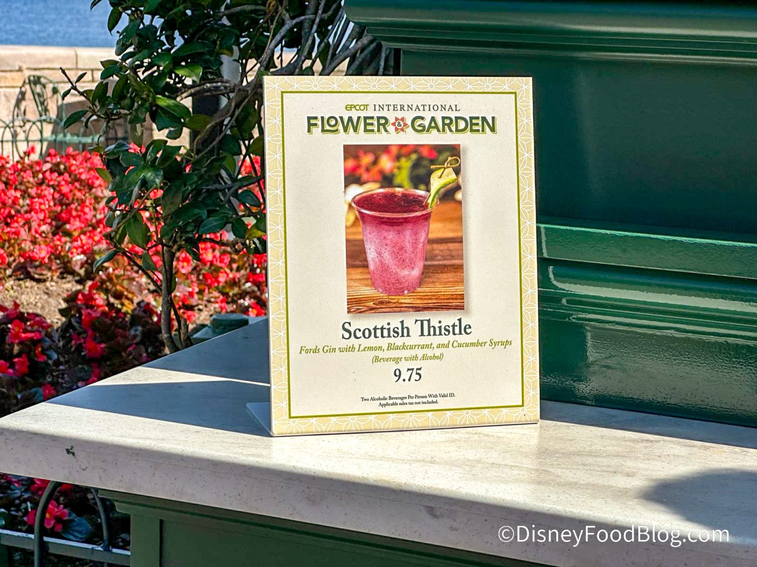 REVIEW You Ll Regret Missing This SECRET EPCOT Festival Drink The   2024 Wdw Epcot Flower And Garden Festival Uk Pavilion Rose And Crown Beer Stand Menu Placard 1536x1152 