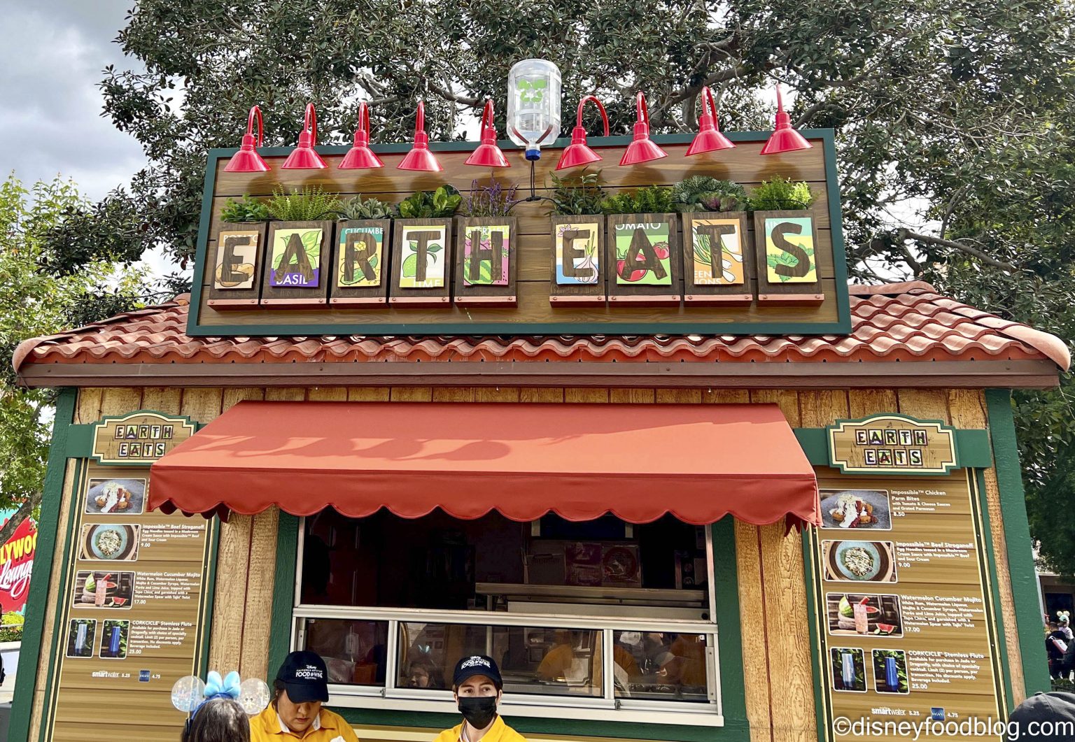 Disneyland Resort The Disney Food Blog   2024 Dca Disney California Adventure Food And Wine Festival Earth Eats Booth And Menu 2 1536x1061 