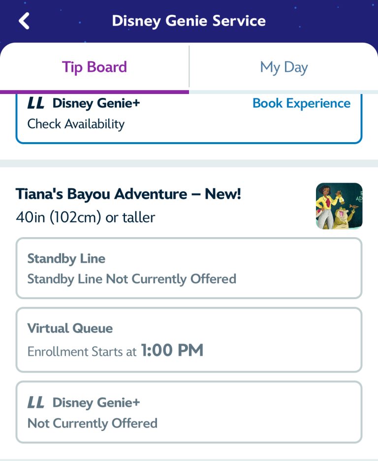 Step by Step: How To Use the Virtual Queue To Ride Tiana's Bayou ...