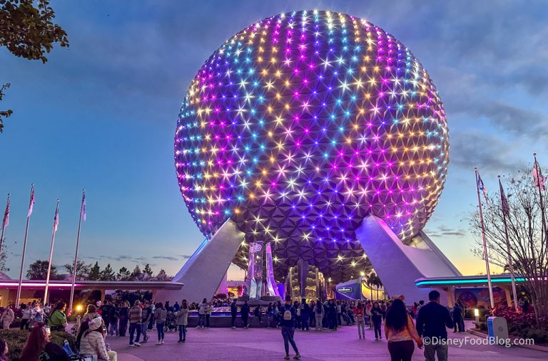 Spaceship Earth Looks DIFFERENT for the 2025 EPCOT Festival of the Arts