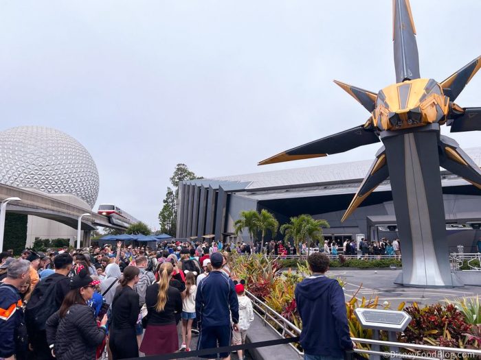 WDW-EPCOT-Standby-Queue-First-Day-Guardi